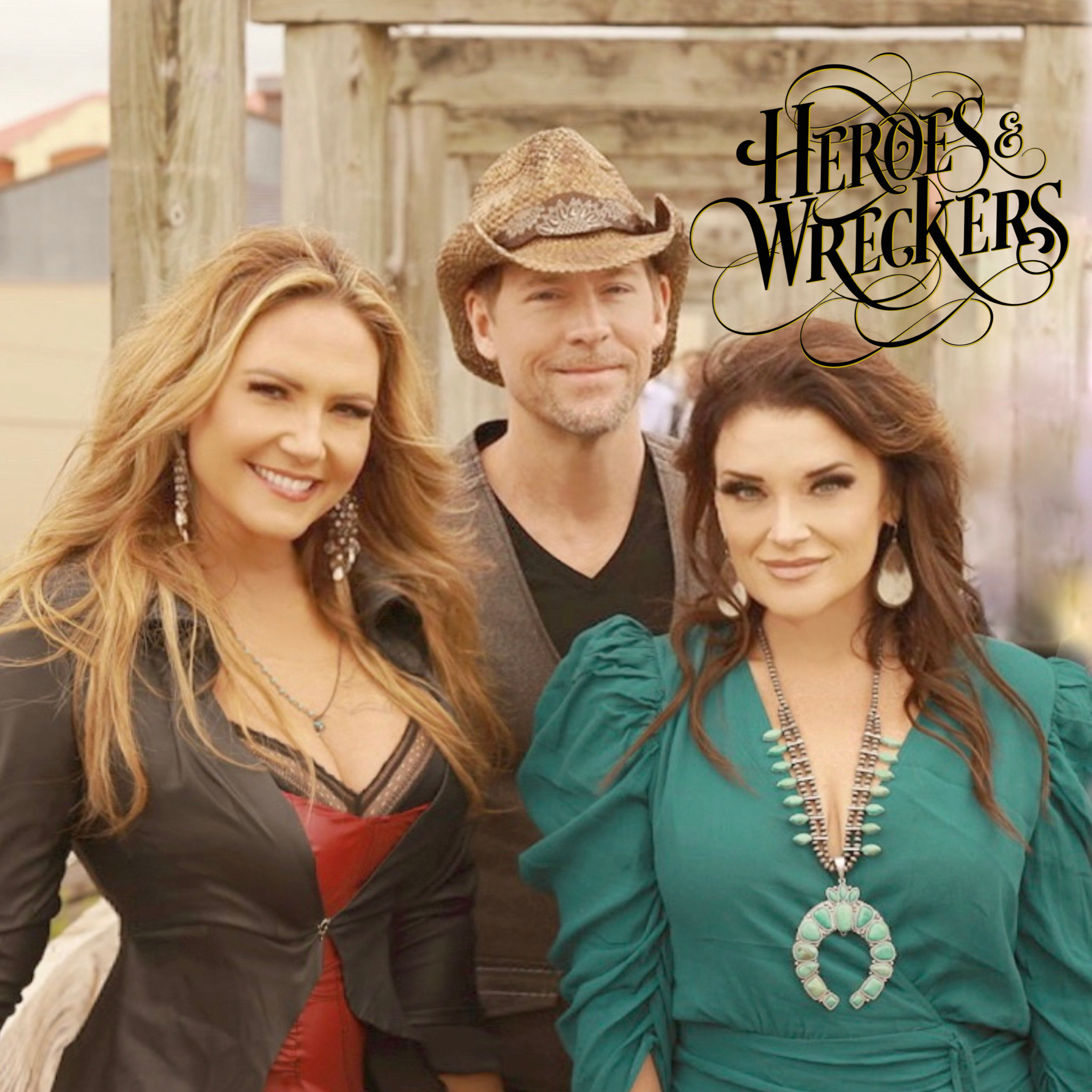 Jesse Romigh, Ashley Allison, and Dālene Richelle in a Heroes & Wreckers promotional portrait.